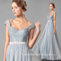 Wholesale Good Quality New Cheap Lace formal Cap Sleeve Beach Long Bridesmaid Dress LB37